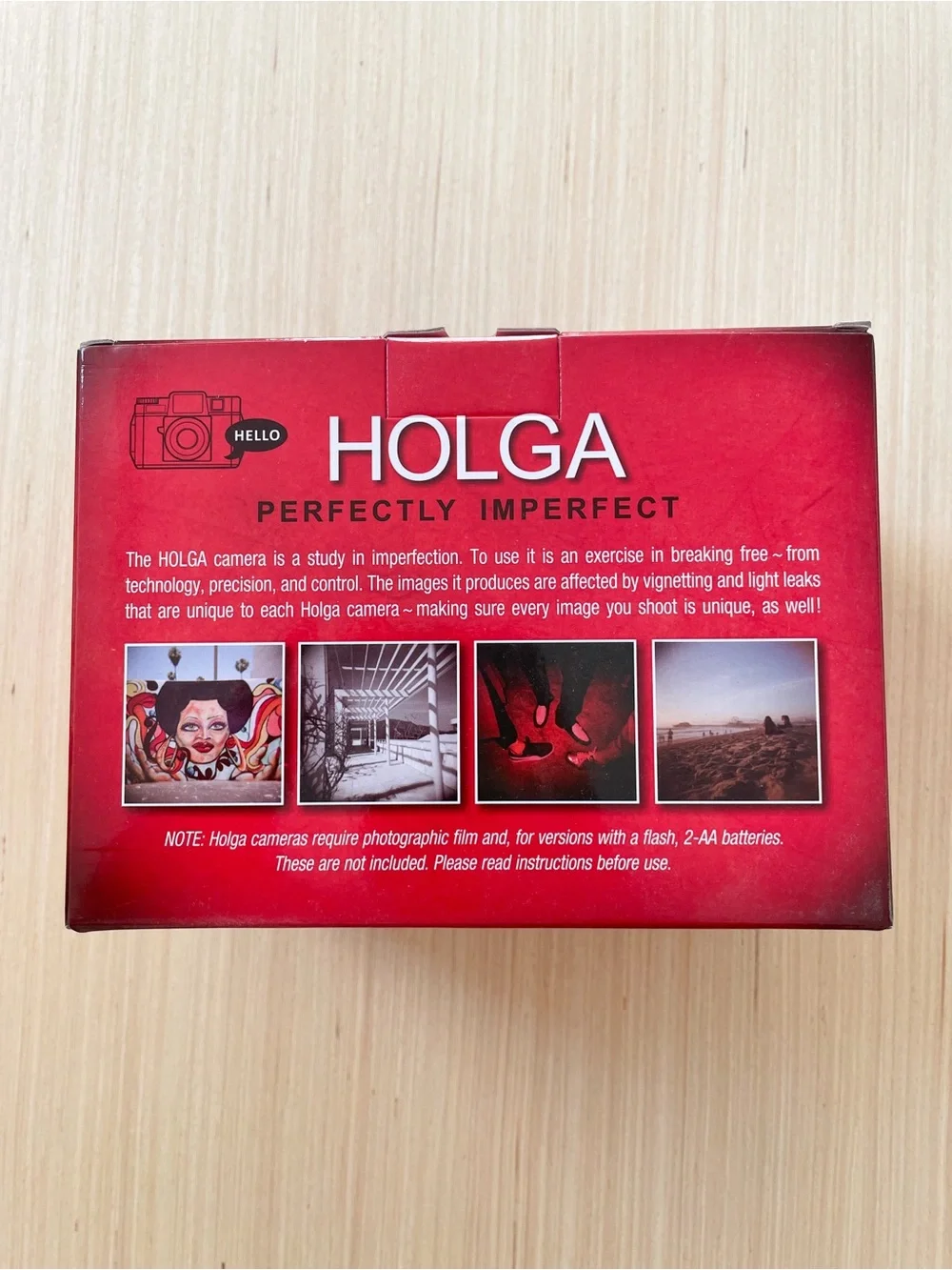 Holga 120N Medium Format Film Camera - Black, New in Box